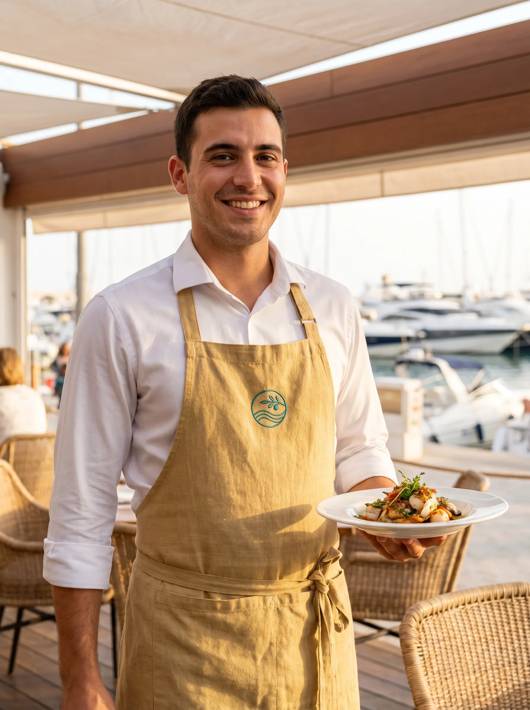 Servei a taula a la terrassa